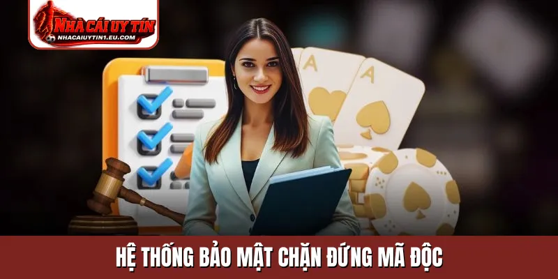 Hệ thống bảo mật chặn đứng mã độc